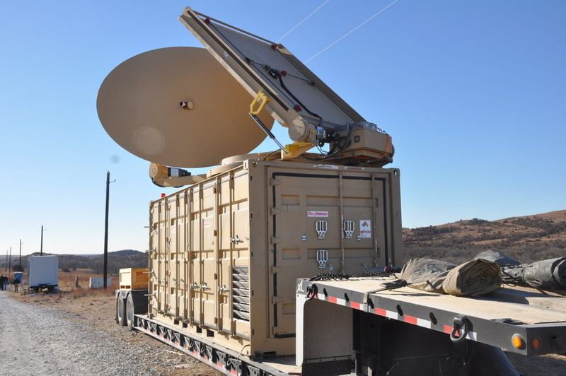 La unidad emisora de microondas. Foto: Raytheon